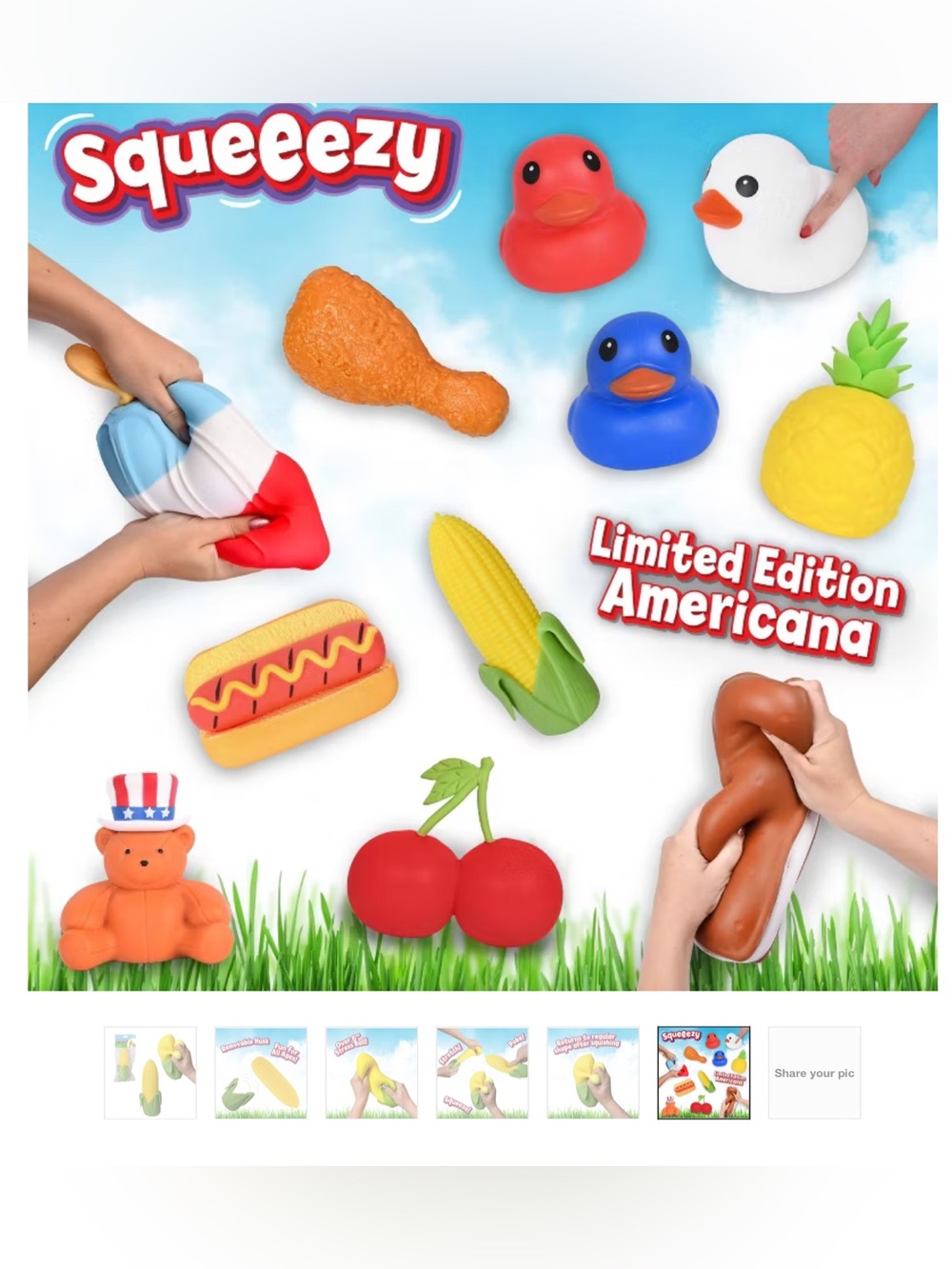 Sunny days Limited Edition Americana Collection Squeezy 🍒 Cherry - Picture 4 of 4